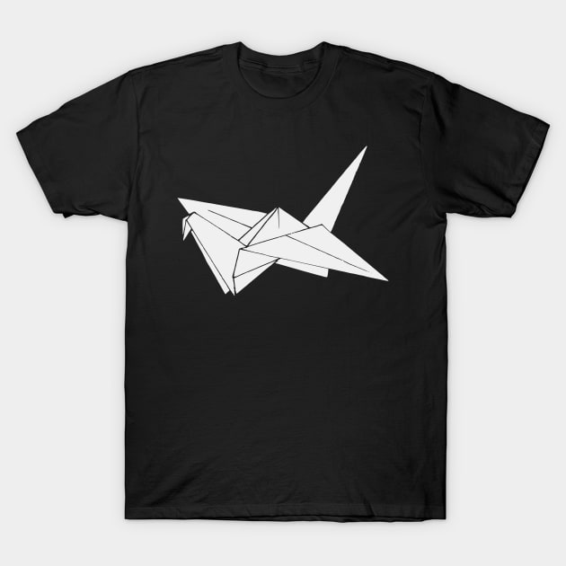 Origami Crane T-Shirt by AuroraCelestine